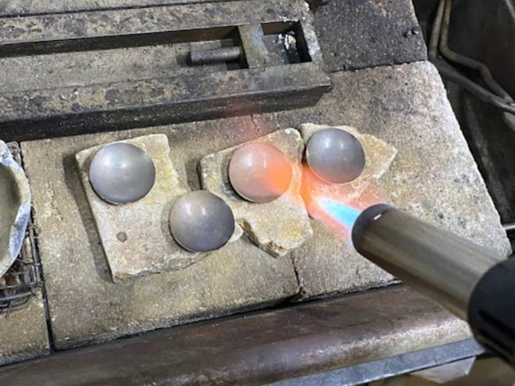 半球を作っているところ